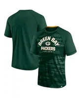 Men's Fanatics Branded Green/Gold Green Bay Packers Second Wind Raglan T- Shirt