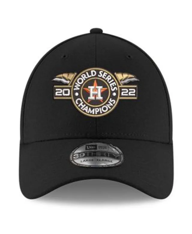 New Era Men's Black Houston Astros 2022 World Series Champions Locker Room  Replica 39THIRTY Flex Hat