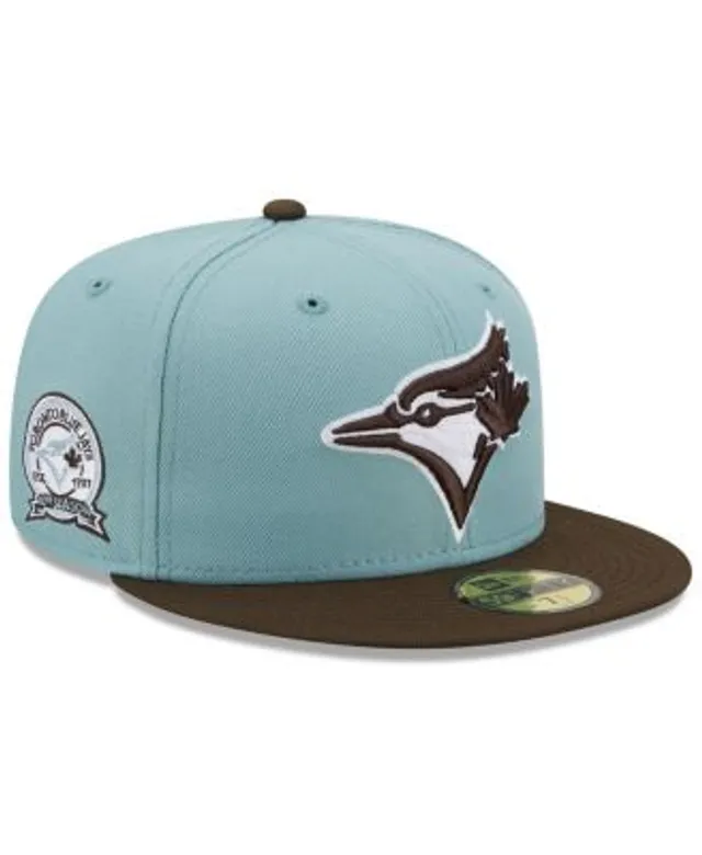 New Era Men's Light Blue and Brown Atlanta Braves Beach Kiss 59FIFTY Fitted  Hat