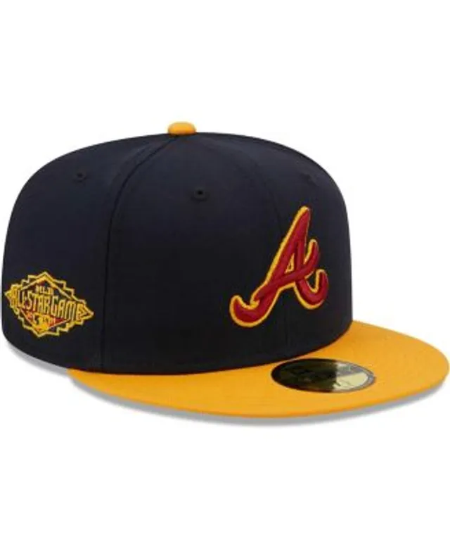 Atlanta Braves EVERGREEN White-Green Fitted Hat by New Era