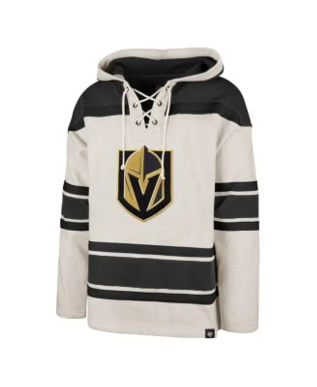 47 Brand Men's Charcoal, Black Vegas Golden Knights Superior Lacer Pullover  Hoodie - Macy's