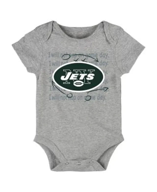 Newborn & Infant Green/Black/Heathered Gray New York Jets 3rd Down