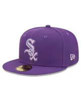 Chicago White Sox New Era Lavender Undervisor 59FIFTY Fitted Hat - Purple