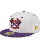 New Era Men's White, Purple Atlanta Braves 150th Anniversary Grape