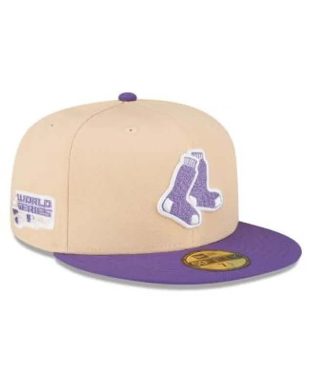 Men's New York Yankees New Era Peach/Purple Subway Series Side