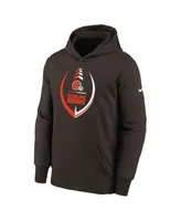 Cleveland Browns Nike Sideline Hoodie - Brown - Youth