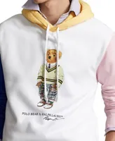 Polo Bear Color-Blocked Fleece Hoodie