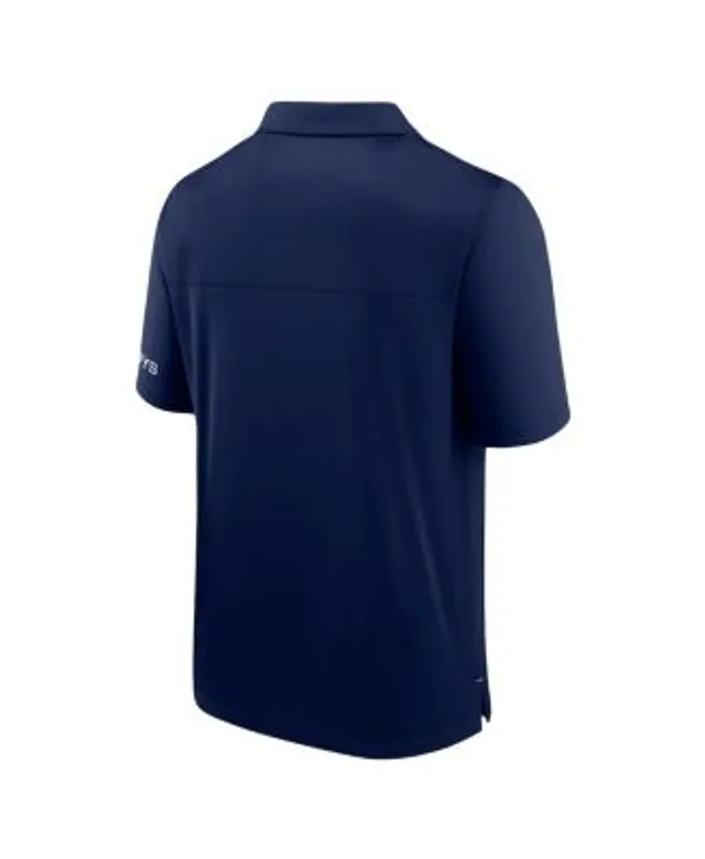 Nike Men's Navy Dallas Cowboys Sideline Lockup Performance Polo Shirt