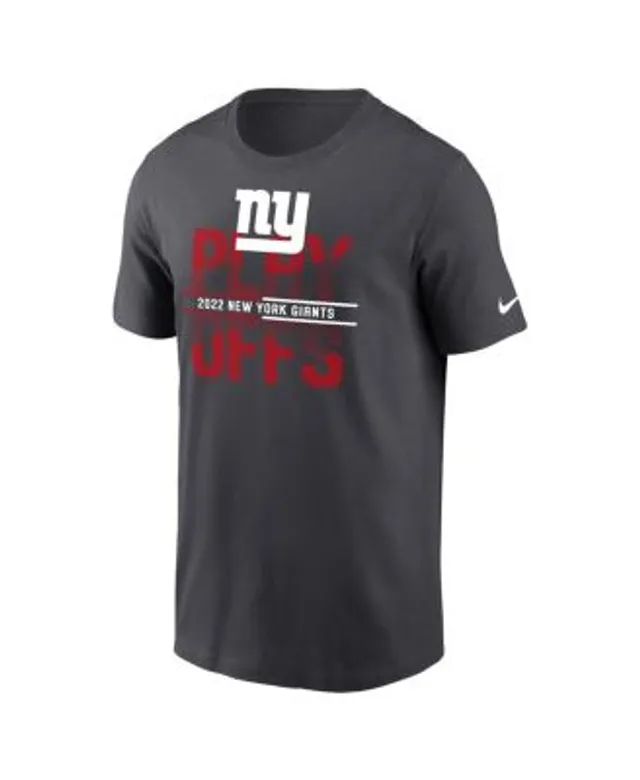 Nike Men's 2022 NFL Playoffs Iconic (NFL New York Giants) T-Shirt in Grey, Size: Medium | NP9906F8IX-G0G