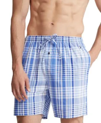 Men's Plaid Pajama Shorts