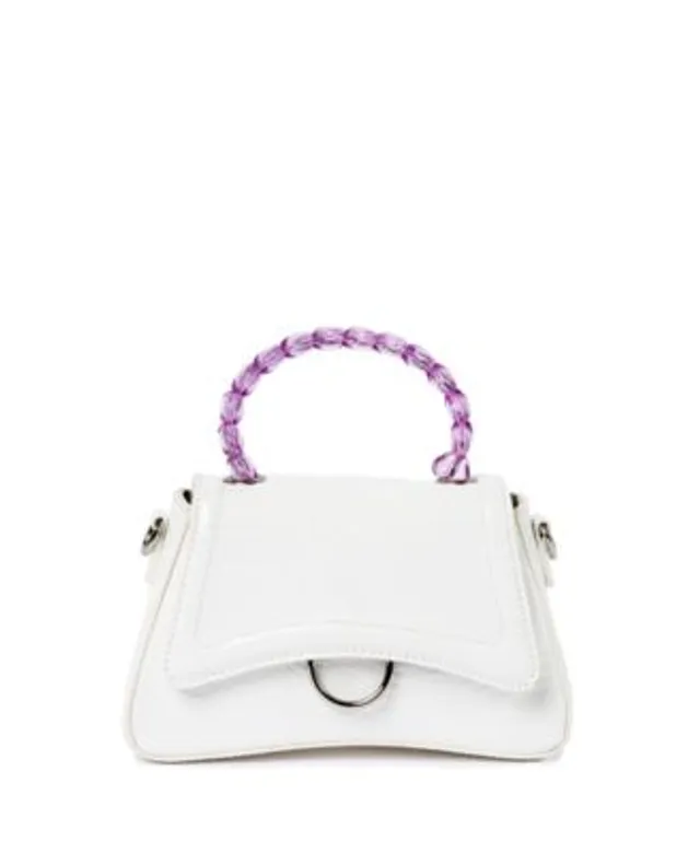 GUESS Katey Mini Embroidered Luxury Satchel Crossbody - Macy's