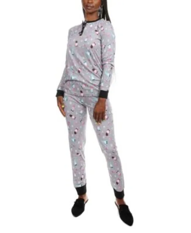 Women's FOCO Black Las Vegas Raiders Holiday Ugly Pajama Set