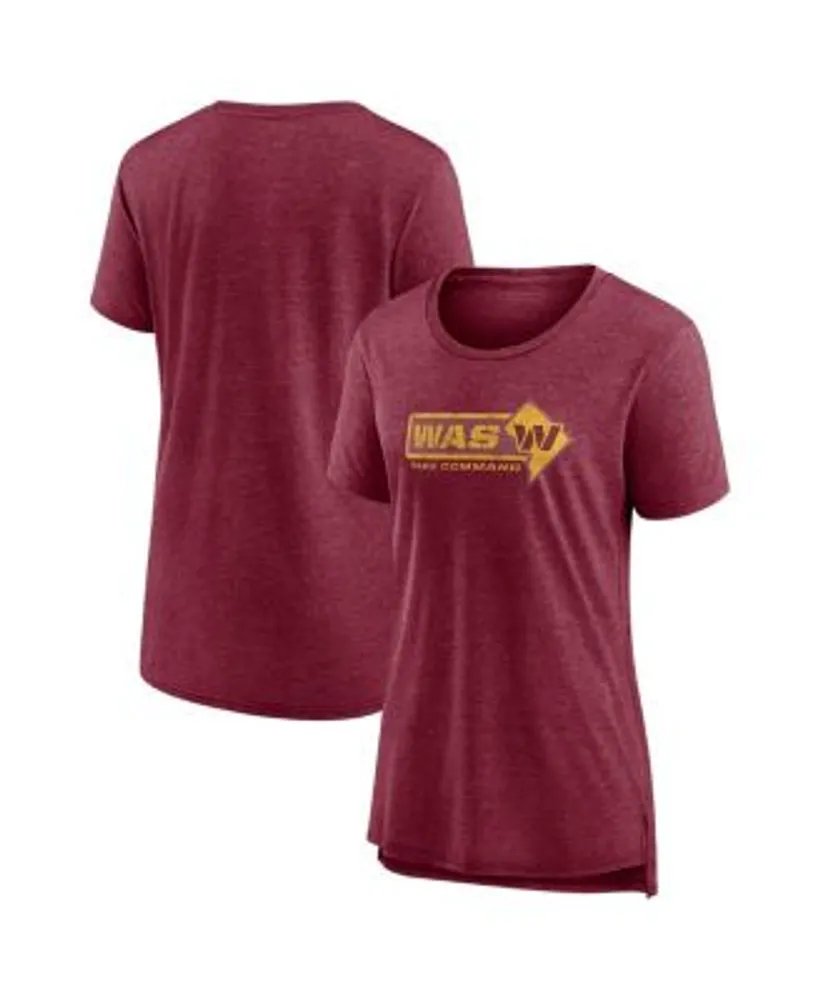 Men's Washington Commanders Fanatics Branded Heathered Burgundy