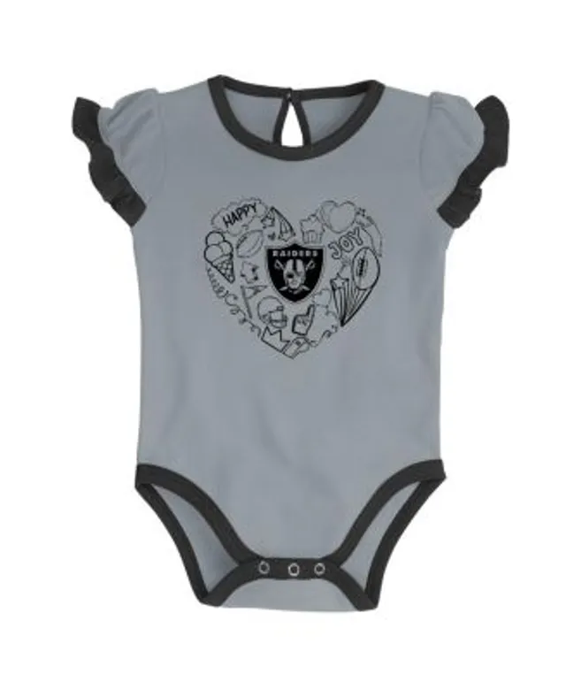 Outerstuff Newborn & Infant Black/Gray New Orleans Saints Game Nap