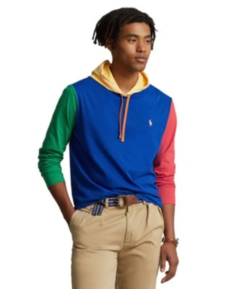 Polo Ralph Lauren Men's Logo Hooded Baseball Jersey - Macy's