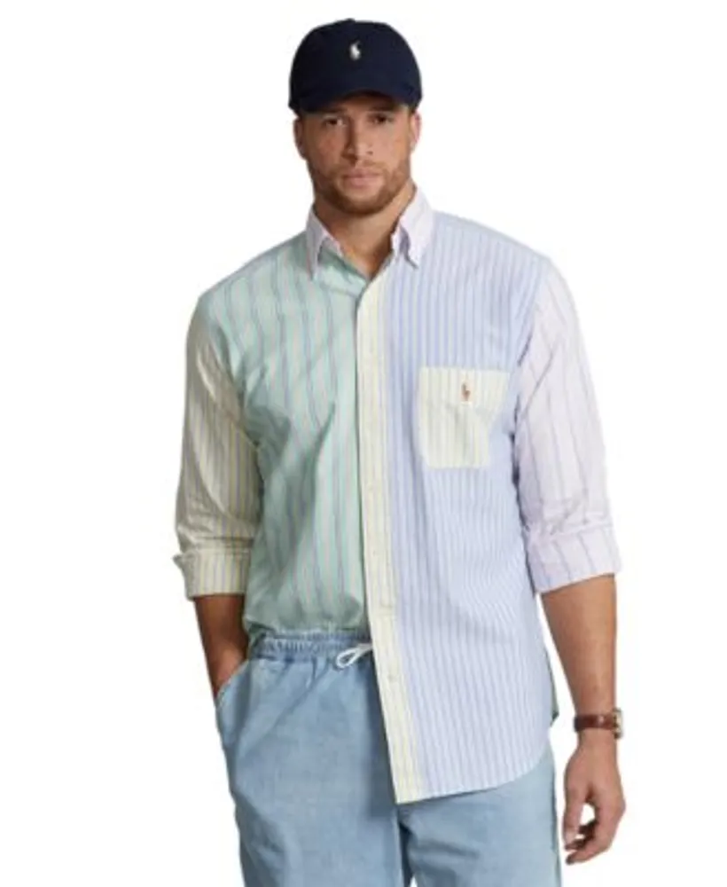 Dodger Blue oxford button down shirt