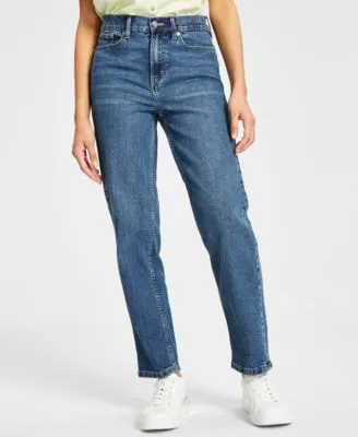 Women's High-Rise Straight-Leg Jeans