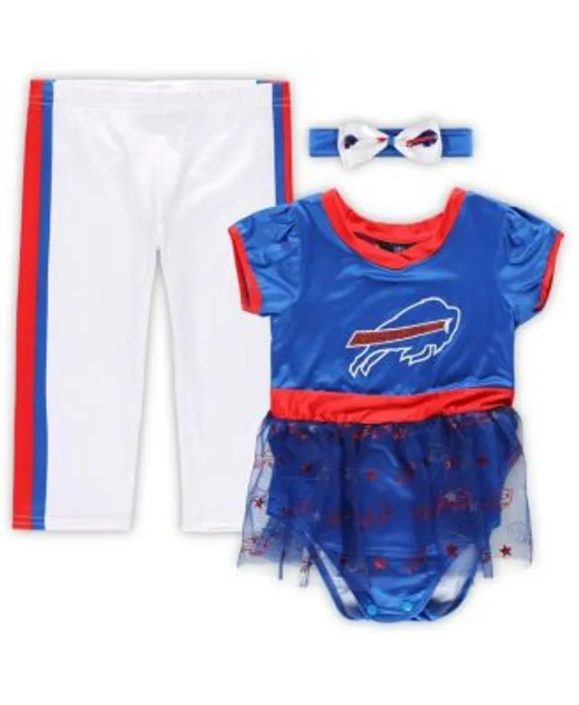 Jerry Leigh Infant Boys and Girls Royal White Buffalo Bills Tailgate Tutu  Game Day Costume Set