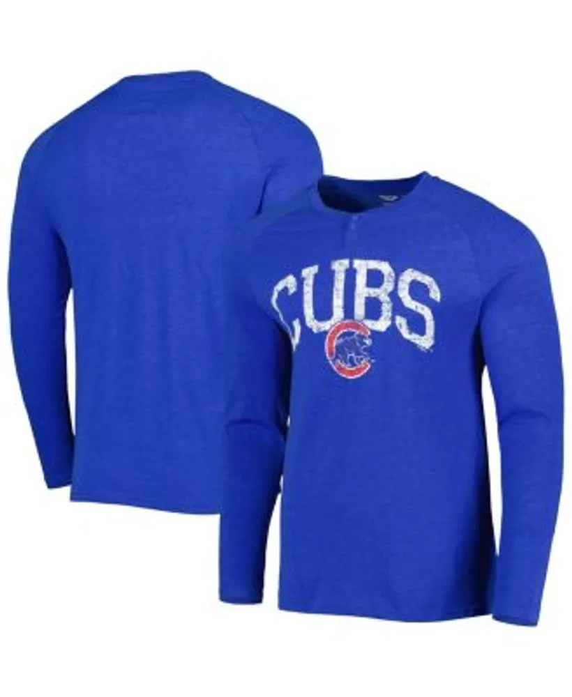 Chicago Cubs 3/4-Sleeve Henley T-Shirt