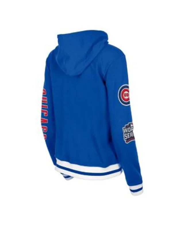 New Era Women's Royal Chicago Cubs Tie-Dye Full-Zip Hoodie