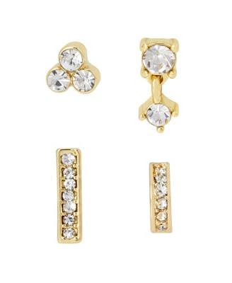 Faux Stone Mismatched Earring Set