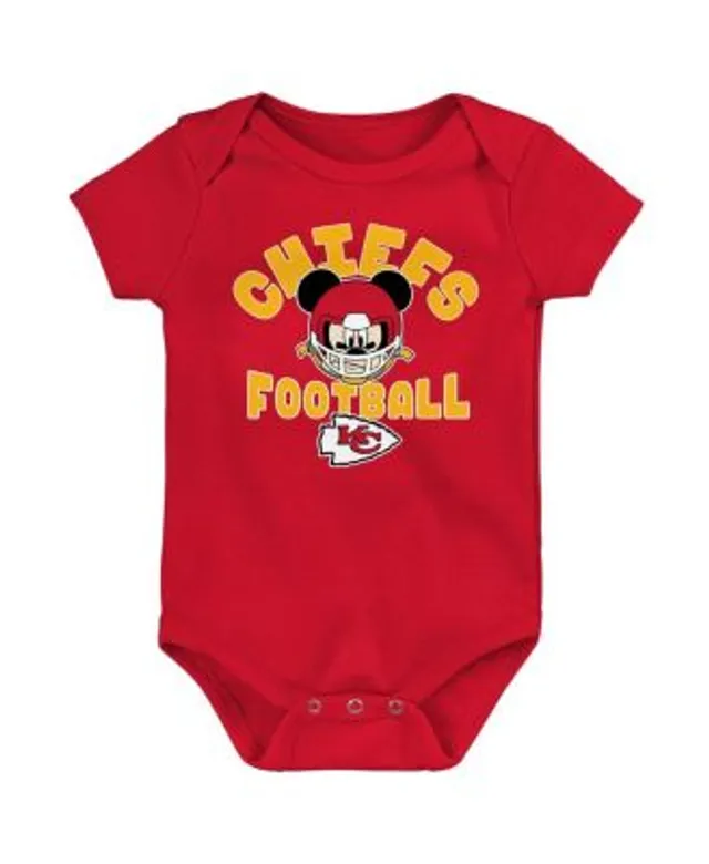 Kansas City Chiefs 3 Piece Bodysuit Set Newborn & Infant