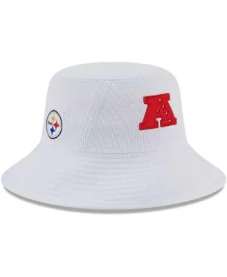 Pittsburg Steelers Reversible Bucket Hat (Large Print) - BUCKET