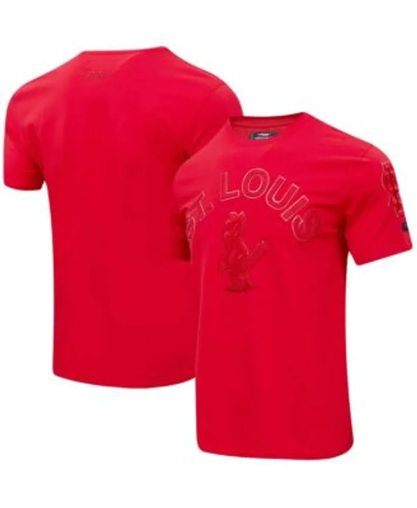 Pro Standard Men's St. Louis Cardinals Classic Triple Red T-shirt