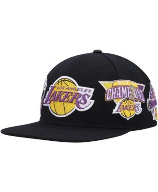 Lids Los Angeles Lakers Championship Capsule Snapback Hat - Black