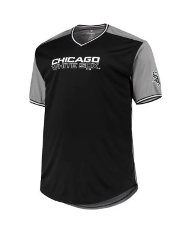 Men's Lucas Giolito Black/Gray Chicago White Sox Big & Tall Fashion Piping  Player T-Shirt