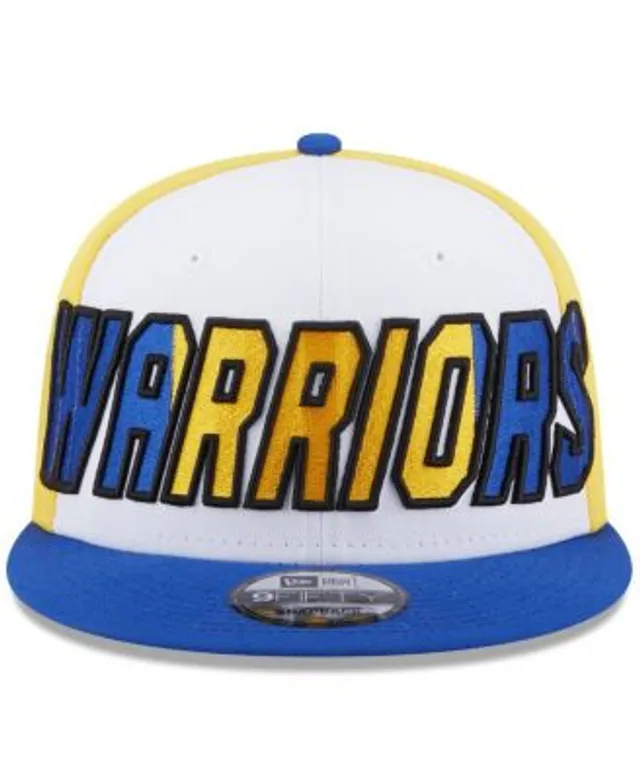Golden State Warriors New Era 9Fifty 2Tone Black Blue Gold Snapback Hat Cap