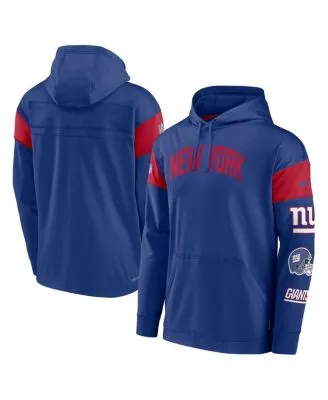 New York Giants Nike Side Line Therma Hoodie - Youth