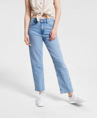 Women's High-Rise Straight-Leg Jeans