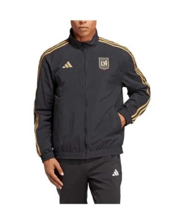 LA Galaxy adidas 2023 On-Field Anthem Full-Zip Reversible Team Jacket -  Navy/Green