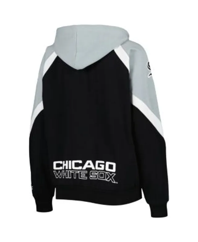 Toddler Black Chicago White Sox Stadium Full-Zip Colorblock Hoodie