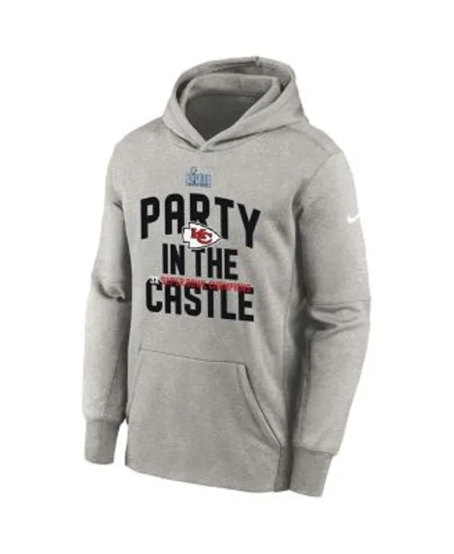 Super Bowl LVII Nike Club Pullover Hoodie - Heather Charcoal