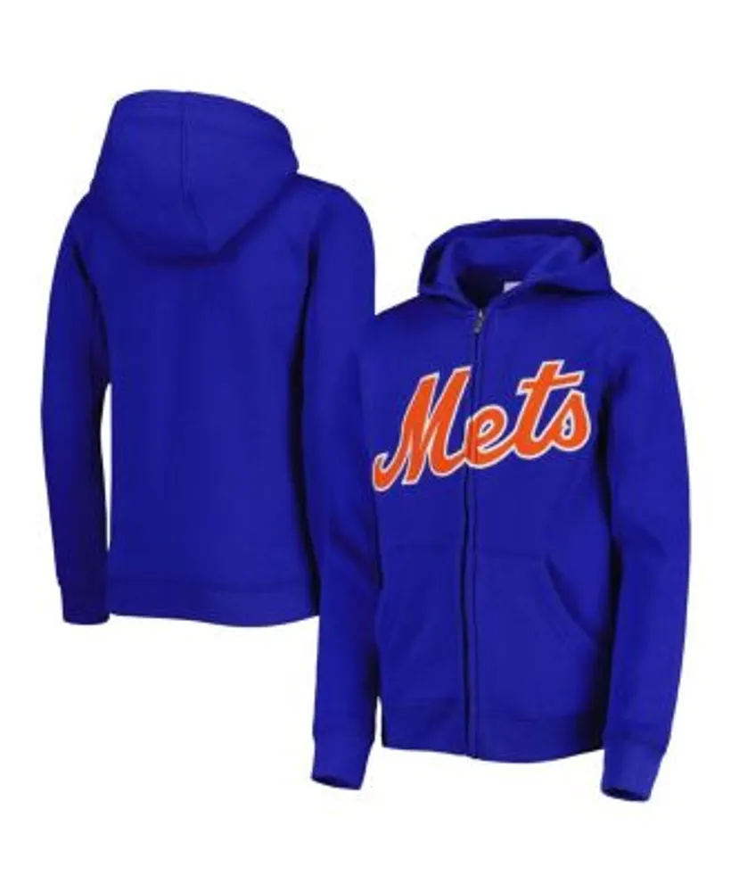 Los Angeles Dodgers Youth Team Color Wordmark Full-Zip Hoodie - Royal