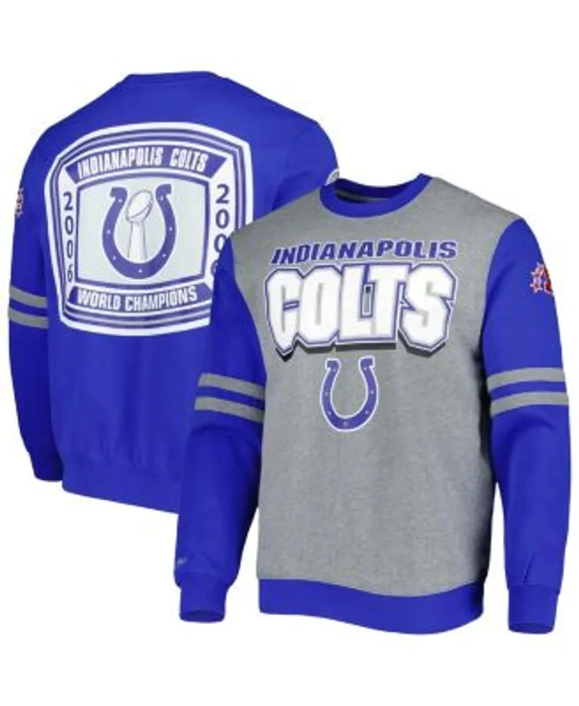 Mitchell & Ness Men's Heather Gray Indianapolis Colts All Over 2.0