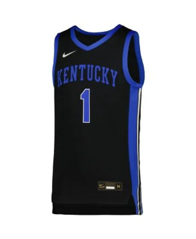 Youth Nike #1 Royal Kentucky Wildcats Team Replica Basketball Jersey