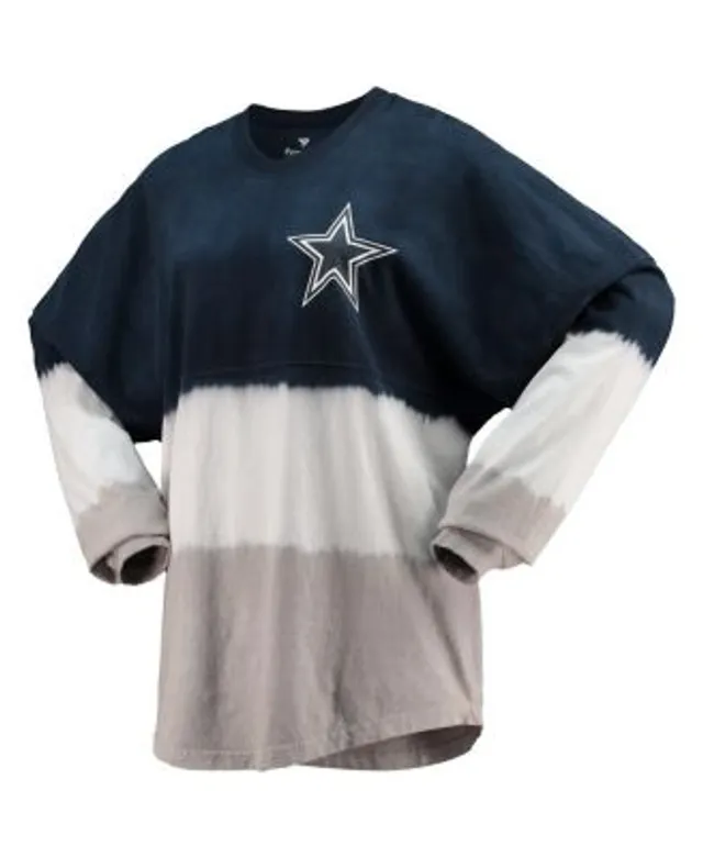 Women's Fanatics Branded Navy Dallas Cowboys Plus Size Primary Logo Long  Sleeve T-Shirt