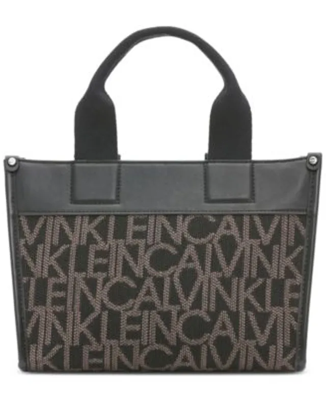 Calvin Klein Becky Tote Bag - Black Silver