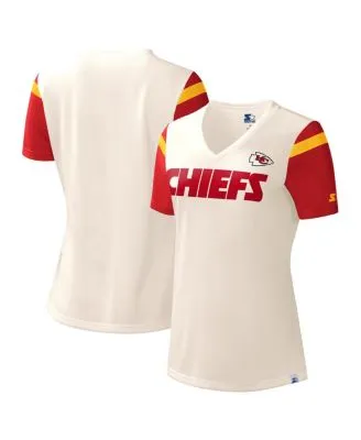 Fanatics Women's Branded Red Kansas City Chiefs Hometown Sweep Long Sleeve  V-Neck T-shirt