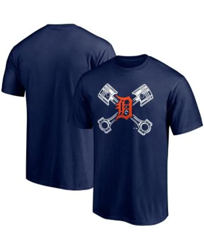 Detroit Tigers Oversized Logo Navy Tee