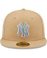 New Era Men's Sky Blue, Cilantro San Diego Padres 1998 World Series 59FIFTY  Fitted Hat