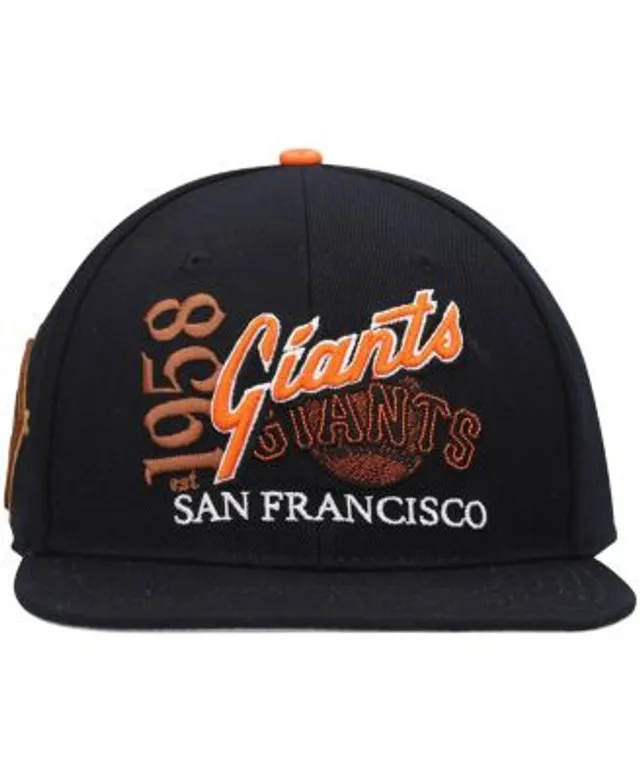 Men's San Francisco Giants Pro Standard White/Black Logo Snapback Hat