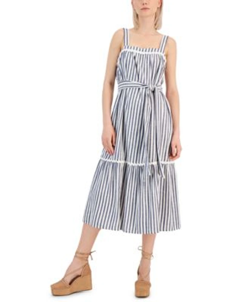 I.N.C. International Concepts Women's Striped Sleeveless Sundress, Created  for Macy's | Hawthorn Mall