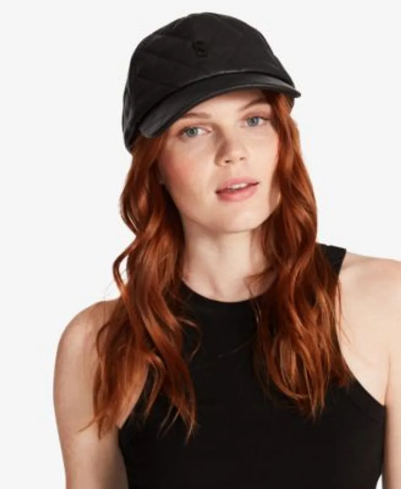 Faux Leather Baseball Cap