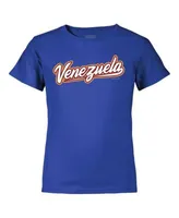 Legends Youth Boys and Girls Jose Altuve Royal Venezuela Baseball 2023  World Classic Name Number T-shirt