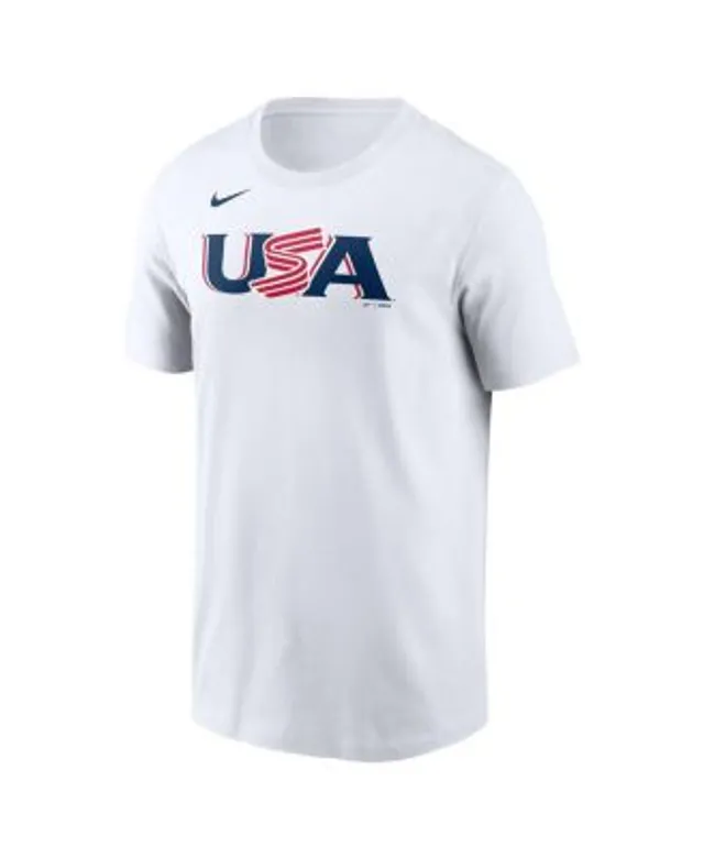 Nike Women's Nike Mookie Betts Navy USA Baseball 2023 World Baseball  Classic Name & Number T-Shirt