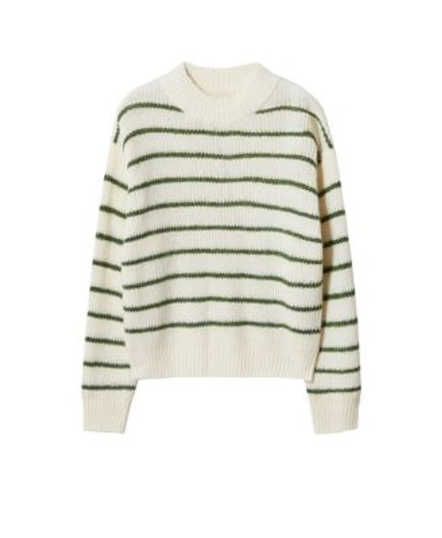 MANGO Women's Lurex Stripes Sweater | Hawthorn Mall
